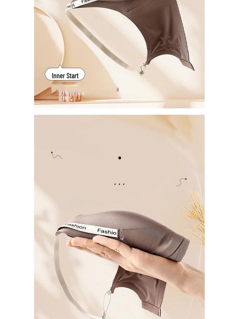 Women's 3D Ice Silk Lift Seamless Push-Up Bra with Soft Support