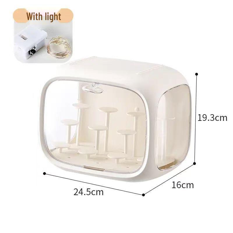 Espositore a cremagliera in acrilico per capsule: Armadietto per Riporre Figure Blind Box