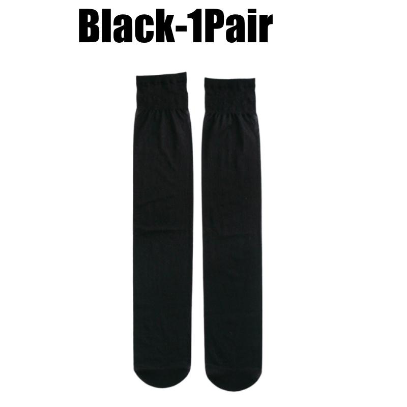 Ultra Thin Sheer Leg Socks Women Thigh High Stockings Mid Calf JK Summer Lightweight Breathable Fashion Footwear Airy Wear