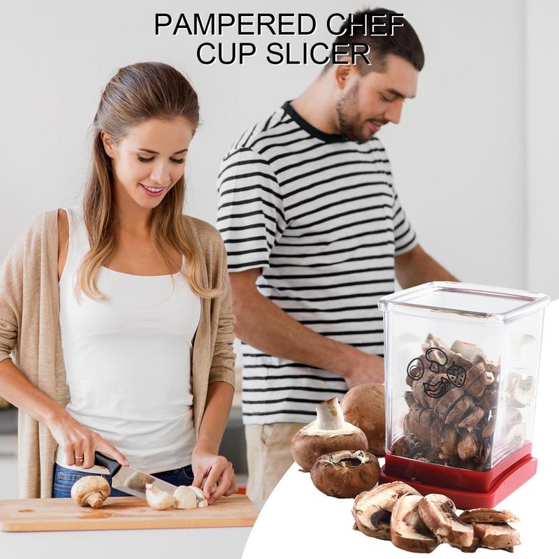 Fruit Vegetable Slicers Cup Slicer for Strawberries Banana Slicer Kitchen Gadget Cup Slicer Slice Making Tool For Quickly Making