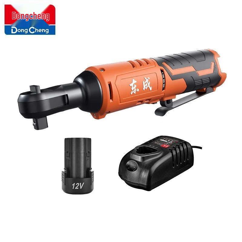 Dongcheng 12В Бесщеточный Аккумуляторный Угловой Гайковерт-Трещотка CN вилка (адаптер в комплекте)