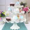 High Quality Ceramic Dessert Tray Elegant Ceramic Cake Stand Display Holder For Desserts And Pastries At Parties
