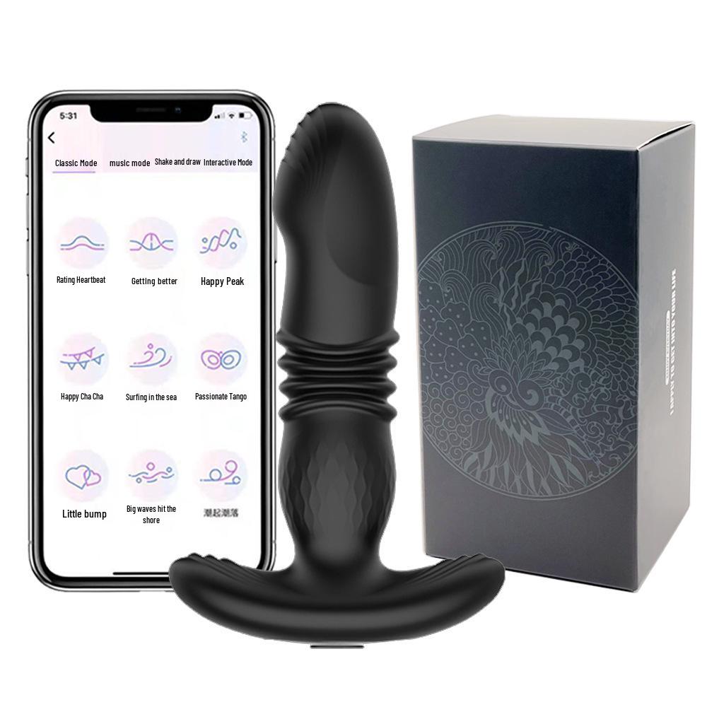 2nd Gen Electric Remote Prostate Massager for Men - Vibrating Anal Plug Adult Toy