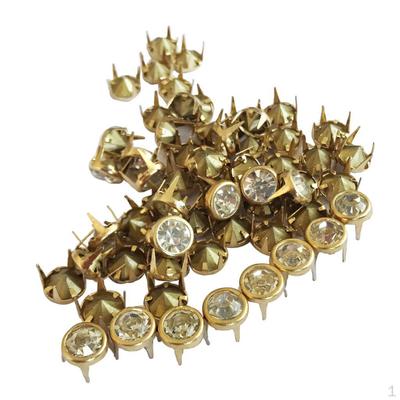 50 Pieces / 6mm 7mm 8mm 10mm Scratched Rhinestone Round