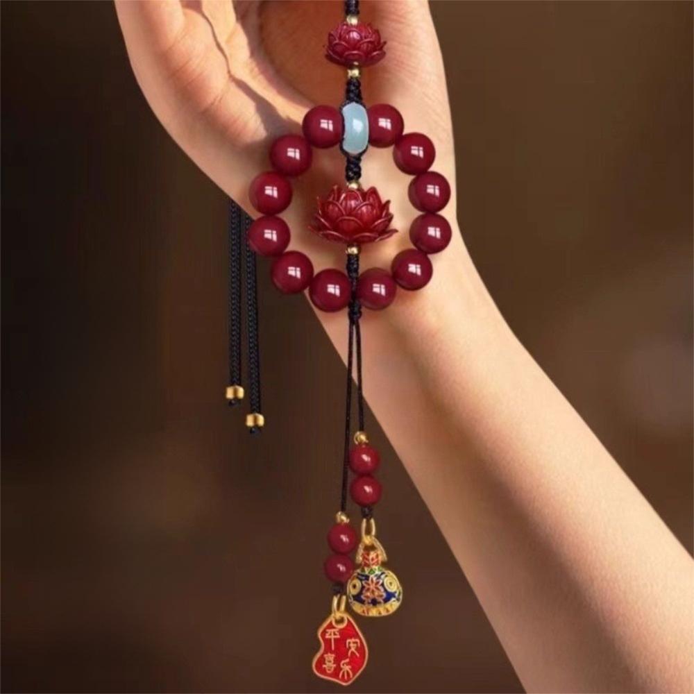 Versatile Car Hanging Ornament Lotus Rearview Mirror Pendant  Car Interior Supplies