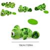 Color-changing Chameleon Plush Toy With Long Hair 16cm Size