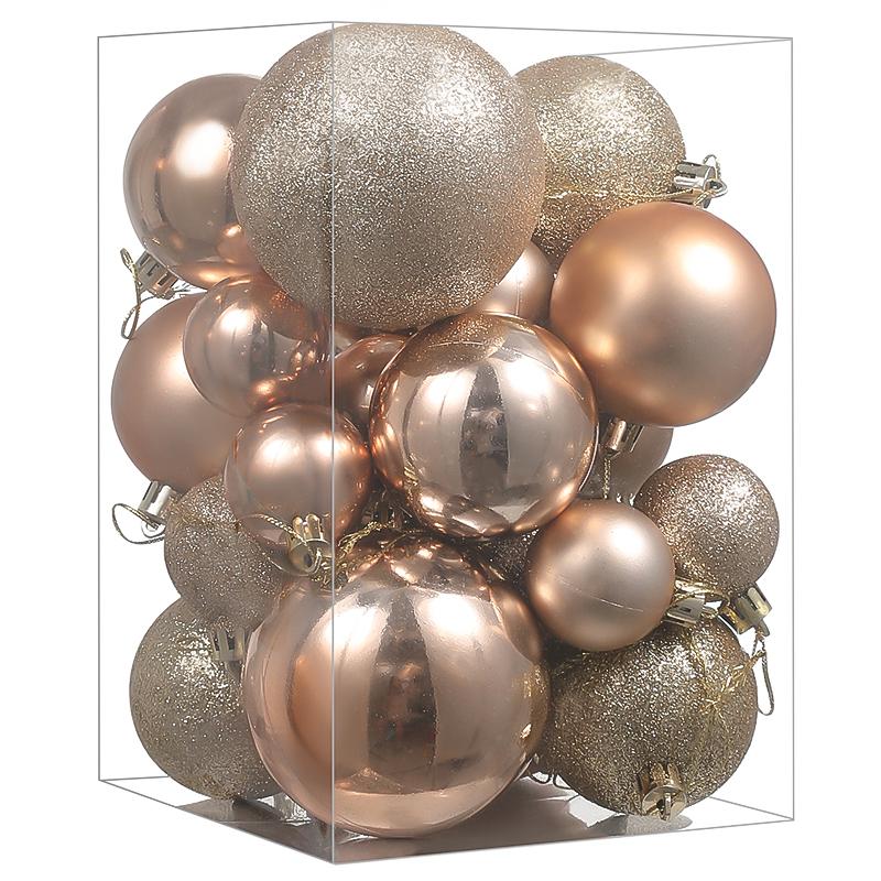24/30Pcs 6CM Christma Balls Decoration Hanging Christmas Tree Ornaments Ball Pendant Home Room Decor 2025 New Year Navidad Decor
