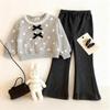 Girls' 2025 Korean Style Spring/Autumn Casual Hoodie Two-Piece Set