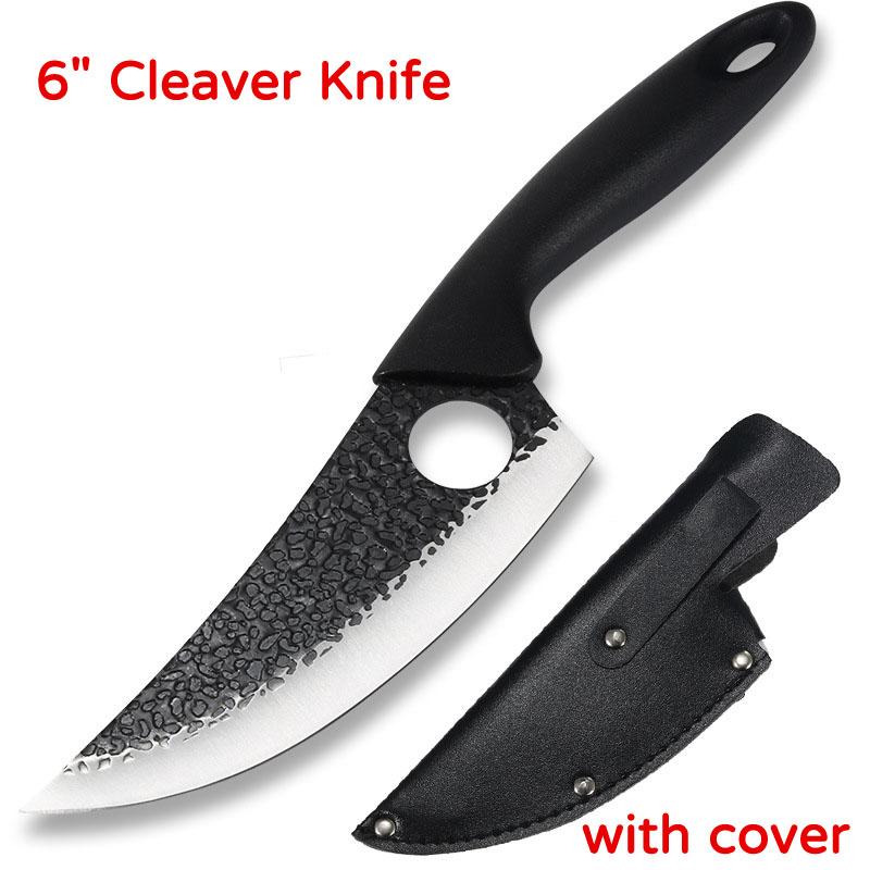 Butcher Boning Knives Cleaver Meat Chopping Vegetables Kitchen Knives Hand Forger Blade Chef Knife Stainless Steel Slicing Knife