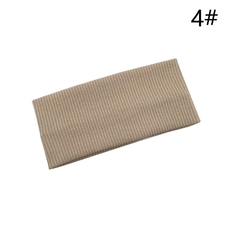 9003 SASAacc European and American Solid Color Knitted Hairband Elastic Sports Headband Hair Accessories Korean Style