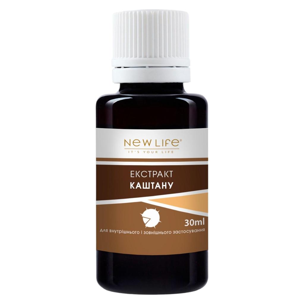 Chestnut Extract Tincture Herbal Liquid Supplement Dietary New Life