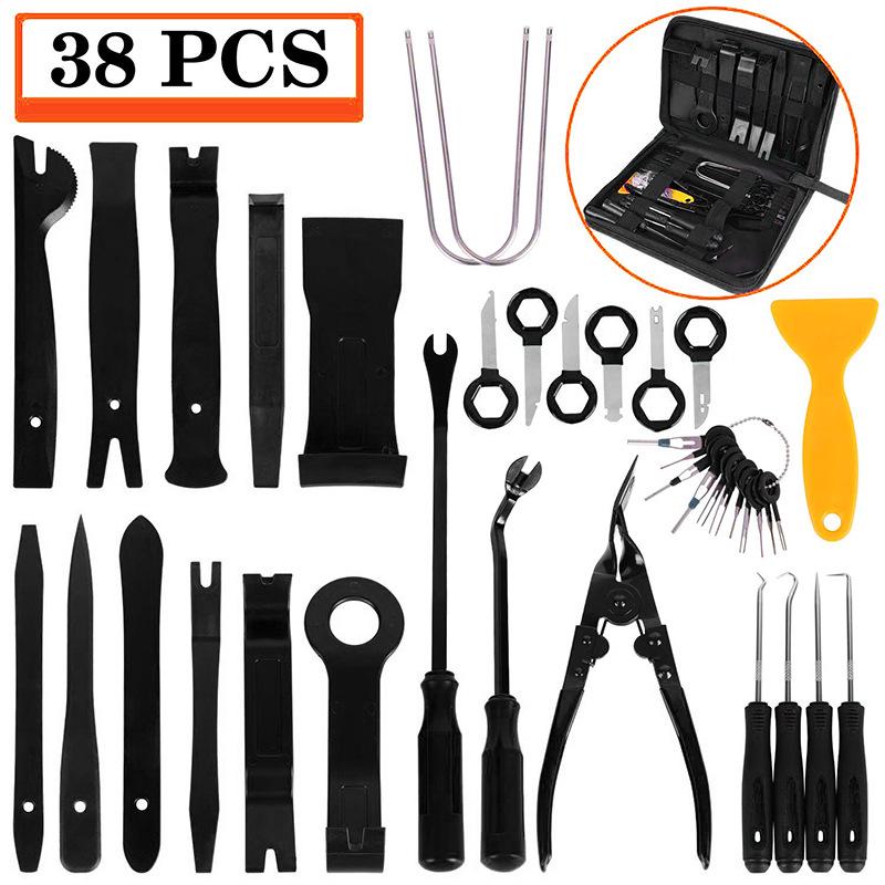 Conjunto de Ferramentas para Remoção de Painel e Áudio de Carro - 5/11/19/238/330 Peças