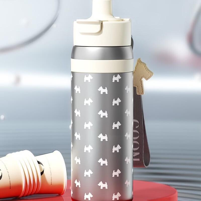 Kaufe GOOM Doppel-Genuss Isolierte Trinkflasche mit Strohhalm, großes Fassungsvermögen zum Preis ab 151
