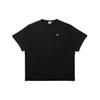 Knitted Solid Color Round Neck Pullover Letter Logo Short Sleeve T-Shirt Men T-Shirts Black FS2RSD2104X-BLK