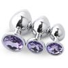 3 STK/sett Metal Anal Leker For Kvinner Voksen Sex Produkter Menn Butt Plug Rust Stål Anal Plug Sex-leke Anal Dildo Toys