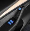 11PCS Aluminum Alloy Inner Door Window Switch Button Trim Cover For Tesla 17-23 Model 3  20-23 Model Y Switch Button Sticker