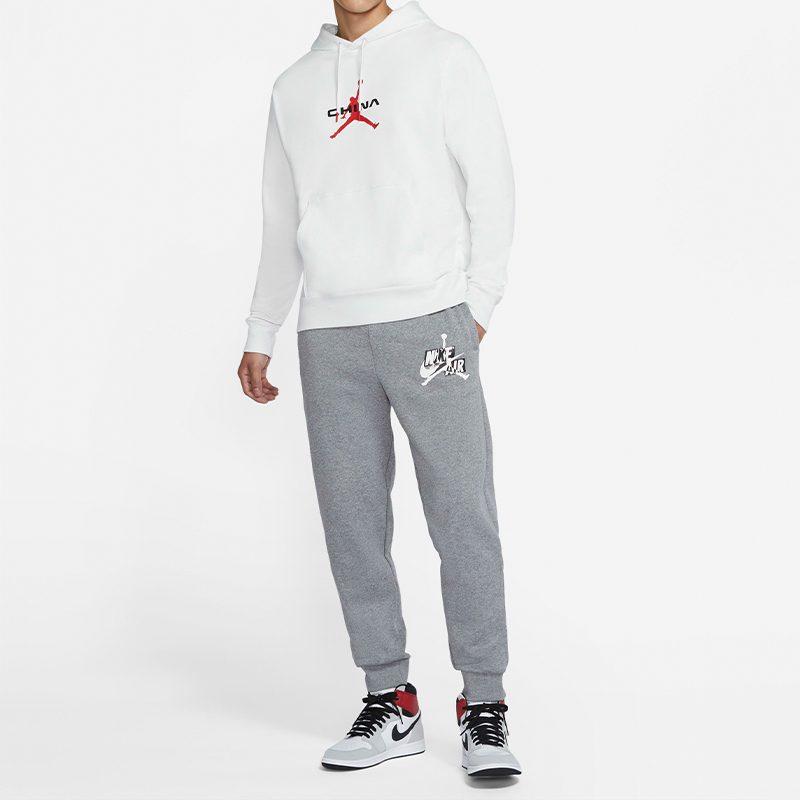 Jordan Jumpman Knitted Sweatpants Men's Carbon Gray Thickened Cuffed Pants DB6759-091