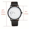 1pcBlack Technology Korean Edition Minimalist Trendy Fashion Concept Creative Personality Male and Female Student Couple Watch