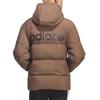 Adidas Down Jackets Unisex Stratum Dark Earthy Brown/Dark Gray Brown Hooded Moderate KQ5521