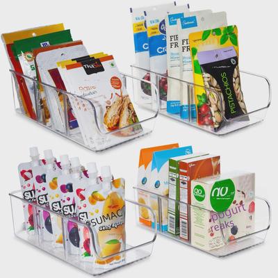 Transparent Stackable Refrigerator Storage Box for Kitchen Organization