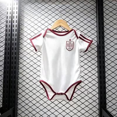 Maillot de football bébé Espagne Coupe du Monde Maillot d'escalade bébé Brésil 1-2 ans Maillot Argentine Combinaison BB