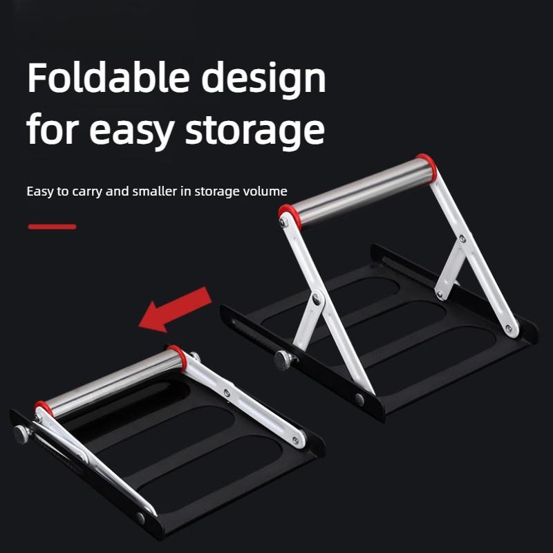 Cutting Machine Material Support Rack Multi Functional Balanced Lifting Bracket Foldable Cutting Tripod Auxiliary Tool