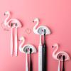 Uchwyt na szczoteczkę do zębów Flamingo Półka naścienna Uchwyty na szczoteczki do zębów Pojemnik Organizer Łazienka Higiena jamy ustnej Szczoteczki do zębów Akcesoria