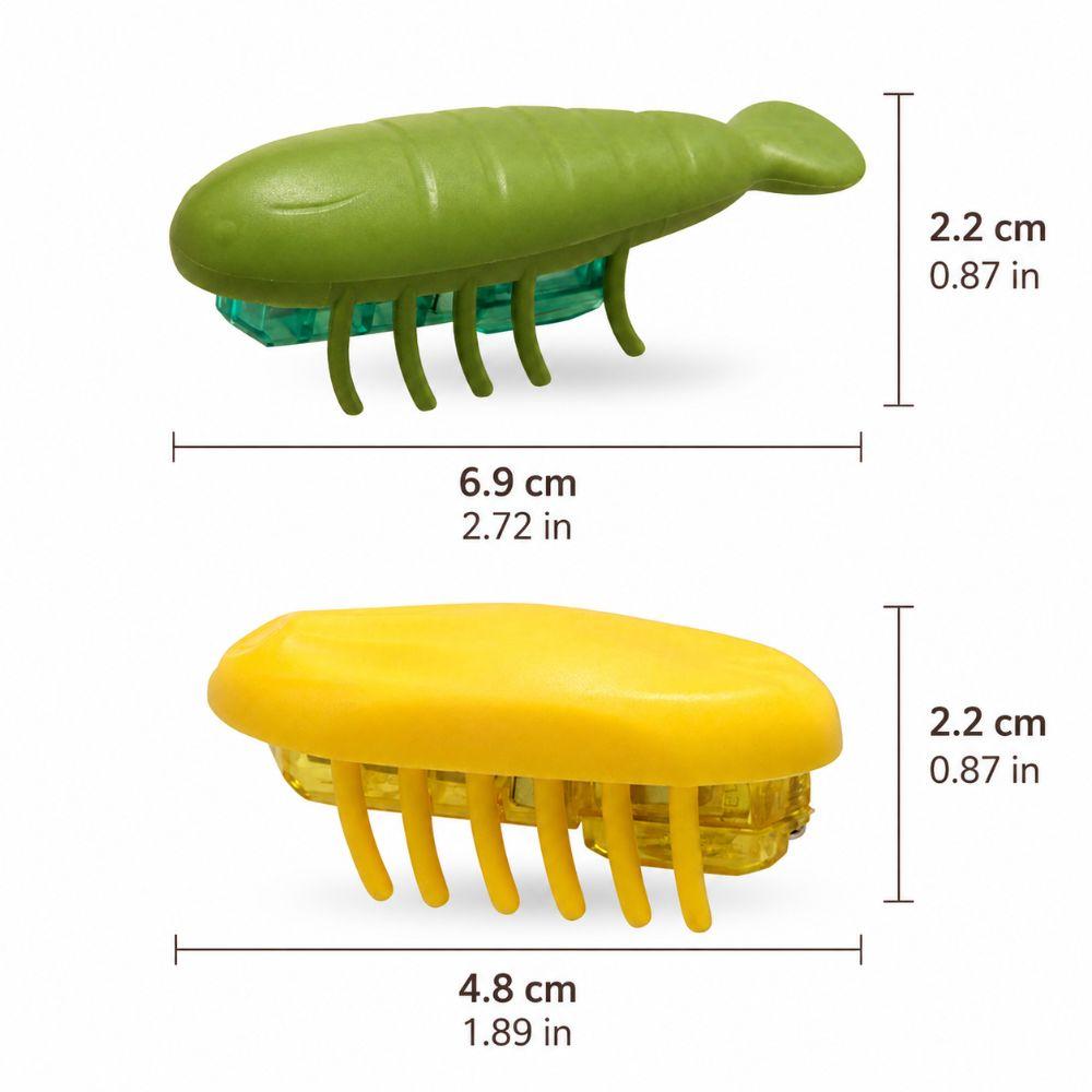 Interactive Play Electric Cat Chasing Beetle Toy Replaceable Battery Release Energy Jumping Bug Cat Toy Sturdy TPU