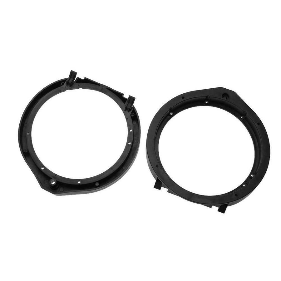 2 Pair Speaker Adapter Plates 6.5" for Honda With Harness