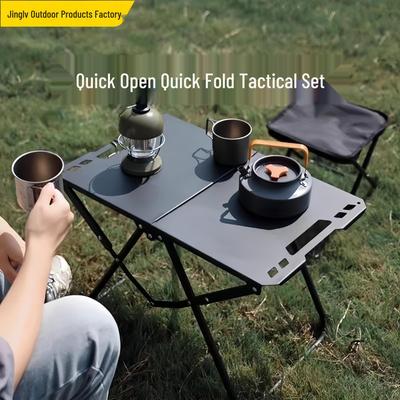 Multifunctional Outdoor Folding Table: Compact Camping, Picnic & Tea Table