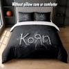 Korn Design Bed Bedding Set 1 Duvet Cover + 2 Pillowcases Soft Breathable Household Bed Linens