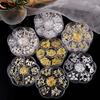 7-Grid Petal Box Nail Art Metal Alloy Three-Dimensional Bow Nail Art Jewelry Diy Silver Butterfly Nail Drill