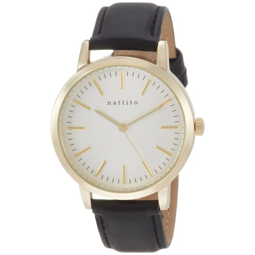 

Fieldwork Danny Analog Watch with Leather Strap, Men s, Black, QKS136-6