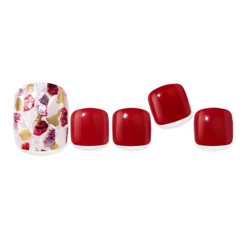 EDGEU U Shop Gel Red Sun Self Gel Pedi