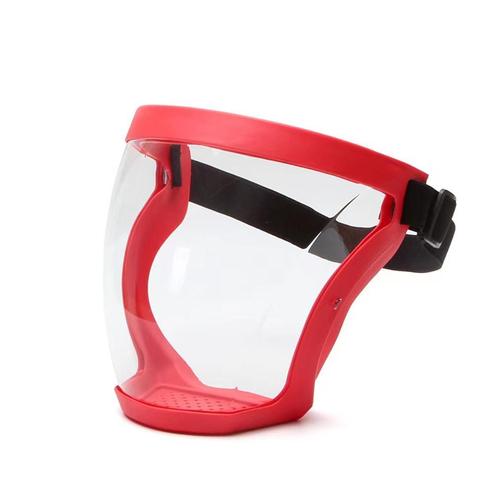 Cycling Transparent Goggles Facial Protective Mask Cycling Full Face Protective Mask Anti-Fog Windproof Mask Cycling Supplies