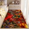 Action-Packed Robots and Monsters Battle Rug Non-slip rug suitable for living room and bedroom sofas