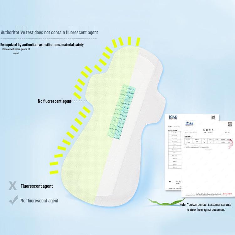 Shunni Refreshing Negative Ion Cottony Soft Breathable Sanitary Napkins for Day and Night Use