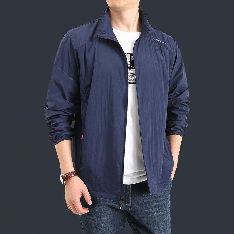 

Куртка Ice Silk Sun Protection для мужчин среднего возраста - легкая летняя одежда для папы 3XL