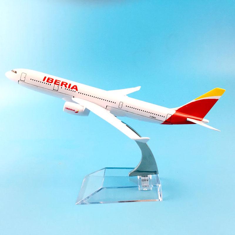 1/400 Scale 16cm Spain Iberia Airlines A330 Aircraft Model Planel Airplane Diecast Metal Planes