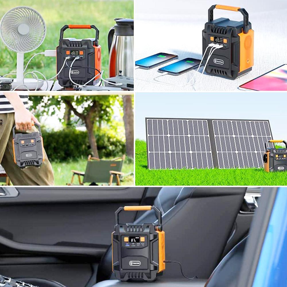 Flashfish A201 172WH 200W 220V Power Station + TSP 18V 100W Foldable Solar Panel Emergency Energy Kit With DC/USB Output