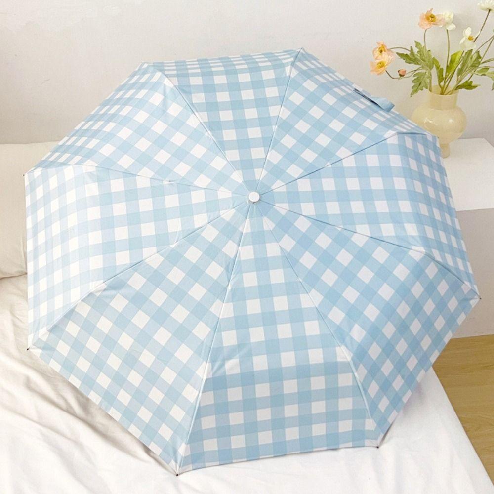 Windproof/Sunproof Automatic Umbrella UV Protection UPF 50+ Dual-use Sun Umbrella Black Coated Protection Rainproof
