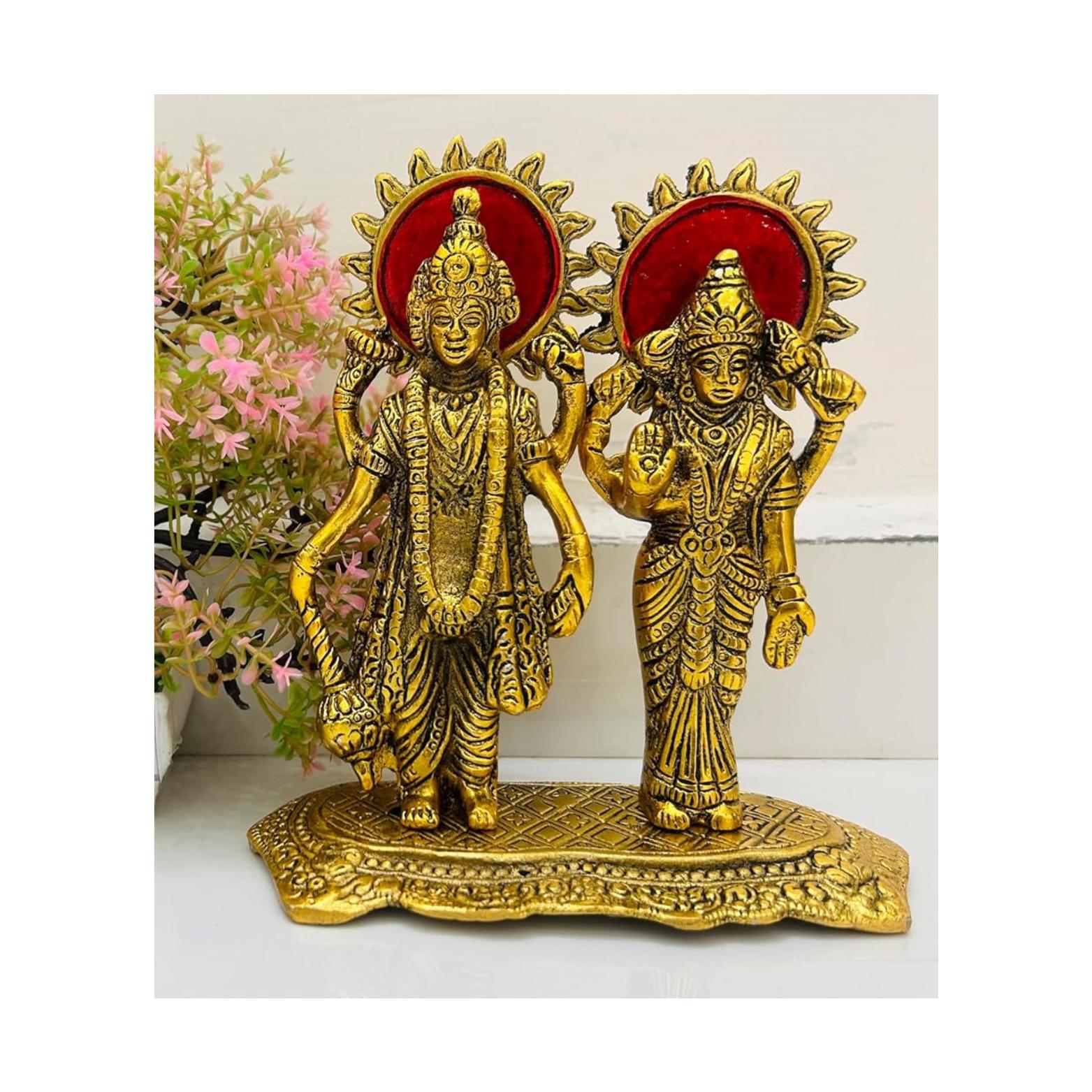 Lakshmi Vishnu Idol, God Goddess Statues, Laxmi Vishnu Resting On Sheshnaag