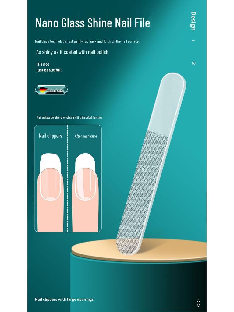 Anti-Splash Large Opening Nail Clipper Set with File for Thick & Hard Nails