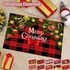 40x60cm Christmas Decorative Products Floor Mat Absorbent Anti Slip and Dirt Resistant Entrance Door Rug New Year Decor Felpudo
