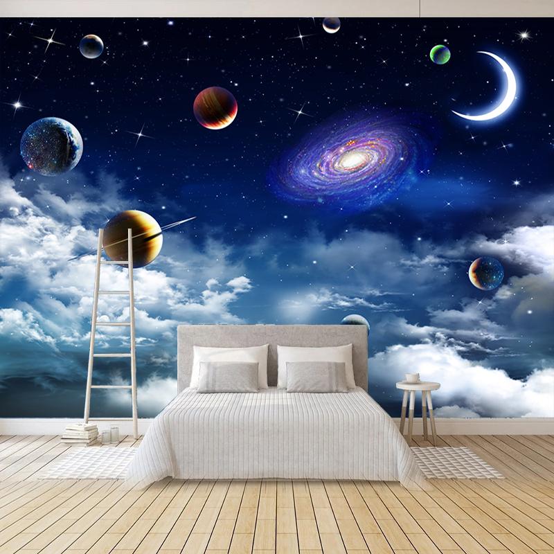Schönes Universum Sternenhimmel 3D Fototapete Wohnzimmer Schlafzimmer TV-Hintergrund Decken Dekoration Wandbild Papel De Parede