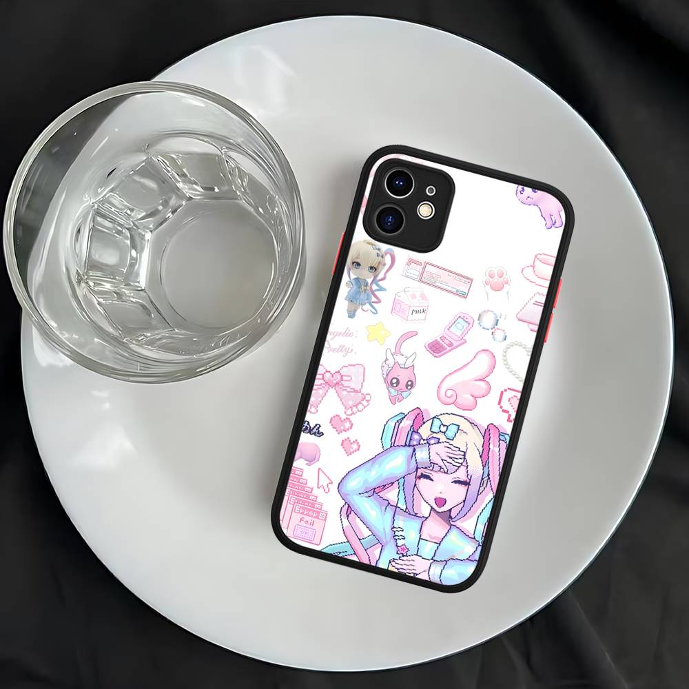 N-Needy Girl Overdose Game Matte Silicone Phone Cases For IPhone 16 13 15 12 11 Pro Max Plus For IPhone 14 15 Pro