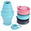 Explosions Folding Cup Traveling Silicone Sports Kettle Portable Telescopic Card Handy Cup Gift