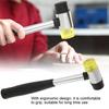 25mm Size Soft Mallet Rubber Material Plastic Mallet Double Faced Hammer  Home Decoration