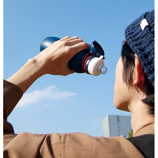 World Create VIV Active Silicone Bottle 500ml Navy 500ml 60063