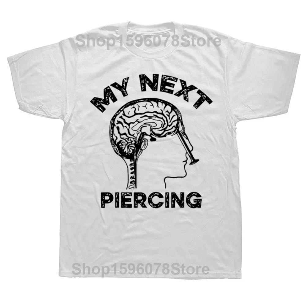 Ask Me About My Lobotomy T Shirt Funny Meme Joke Y2k Short Sleeve O-neck Unisex 100% Cotton T-shirts EU Size